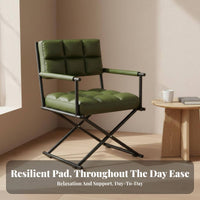 Wooden Hanging Chair Minimalist Design Home Furniture Designer-Inspired Thick Padding Seat for Readers, Bedroom, Literary Corner