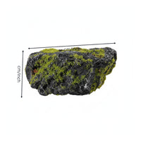 Faux Lichen Rock Realistic Artificial Lichen Rock Fake Mossy Stone Lifelike Decorative for Decorators, Micro Landscape