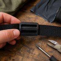 Plastic POM Tri-Glide Adjuster Buckles for Backpack Straps
