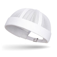 Mesh Brimless Cap Ventilated Brimless Cap Skullcap Breathable Lightweight for Streetwear, Outdoor Activities