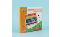 Printed Blocks Multiplication Learning Board Number Recognition Times Table Board Game Colorful Multiplication Chart Toy Interactive for Children, Kids