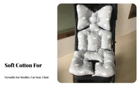 Pure Cotton Stroller Seat Cushion All Seasons Universal Stroller Cushion Thickened Padding for Infants, Toddlers, Travel