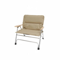 Foldable Design Padded Collapsible Armchair Sturdy Frame Collapsible Camp Chair Heavy-Duty Folding Seat Wear-Resistant for Campers, Families, Camping, Picnic, Picnics, Bonfires