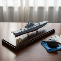 1:700 CV-6 aircraft carrier Model Highly Detailed USS Vessel Model Realistic Navy Details