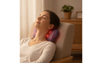 Neck Massage Pillow with Heat Heated Neck Pillow Vibrating for Home, Office, Travel