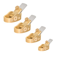 4 Pieces Thumb Plane Brass Luthier Plane Compact for Fine Woodworking, Luthiers