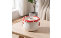 Ceramic Pet Water Dispenser Compact Pet Water Dispenser with Cleaning Pump Sturdy for Cat Owners
