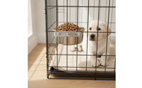 Spill-Resistant Dog Bowl with Mounting Bracket Mountable Dog Crate Bowl Long-Lasting Sturdy for Dogs