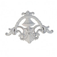 Openwork Floral Scroll Ornate Floral Corner Ornament Hollow Back