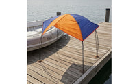 Inflatable Boat Lightweight Canopy Frame Wind Resistant Watercraft Shade for Boating