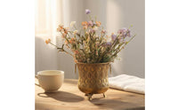 Lace Iron Flower Pot Hollow Vintage Iron Planter Pot Retro Shabby Planter