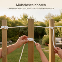 Nylon Rope for Sunshade Netting, Thickened Tie-Down Cord for Shade Cloth and Tarpaulins