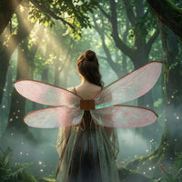 Translucent Wing Costume Mesh Dragonfly Appendages Fairy Wing Costume for Cosplayers, Cosplay, Festivals