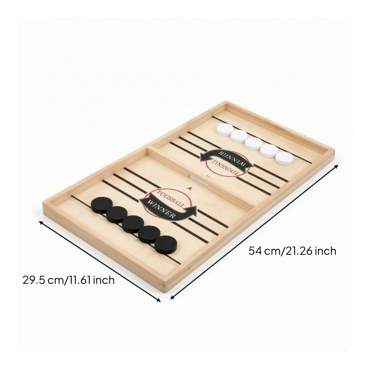 Ejector Chess Game Two-Player Sling Puck Game Tabletop Soccer-Themed for Families, Playroom