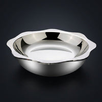 Hot Pot for Induction Cooker with Stainless Steel Single Bottom, Food Grade Thickened Material, Shabu Shabu Pot Basin, No Lid Restaurant Bowl