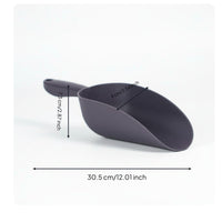 Rust-Proof Plastic Scoop Lightweight Plastic Garden Shovel Long-Lasting for Ice Removal, Balcony