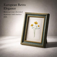 Resin Picture Frame, European Classical, Rectangular Photo Frame for Wall Hanging, Vintage, Desktop or Wall Mount, Size