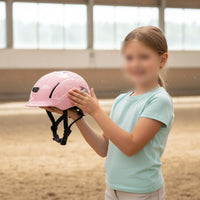 CE Certified Kids Unicorn Riding Helmet Soft Padded Interior Children's Equestrian Helmet Breathable Children's Horse Riding Hat Lightweight for Beginners