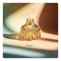 Ruffled Rim Glass Lampshade DIY Friendly Replacement Glass Shade Replacement Lampshade for Bar