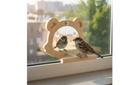 Bird Mirror Perch Mental Bird Mirror Toy Easy to Install Pet Supply for Cockatiels