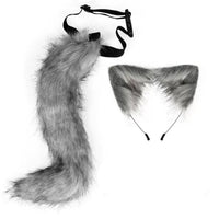 Faux Hair Tail with Adjustable Strap Soft Faux Hair Tail Lightweight Cosplay Accessory for Cosplayers