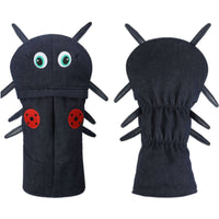 Cartoon Driver Headcover Structured Ladybug Headcover Cute Golf Club Head Cover for Golfers