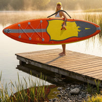 2 Pieces Adjustable SUP Carry Strap Lightweight Paddle Board Strap Heavy-Duty Sturdy for Surfers