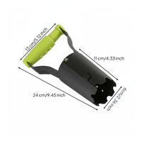 Hole Digging Cylindrical Seedling Dibber Easy to Use Transplanting Tube Tool Precision Planting Seedling Transplanter Narrow Tip for Gardeners, Farmers, Farm