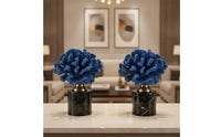 Coral Sculpture with Marble Base Modern Coral Sculpture Textured Decor for Homeowners, Living Room