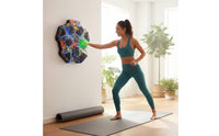 Bluetooth Music Boxing Machine Smart Wall Mounted Boxing Machine Adjustable Music Punching Target Space-Saving for Adults, Athletes, Garage