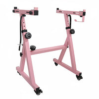 Wheeled Z Frame Keyboard Stand Portable Z-Design Keyboard Stand Stable Base Music Gear Anti-Skid Pads for Studio