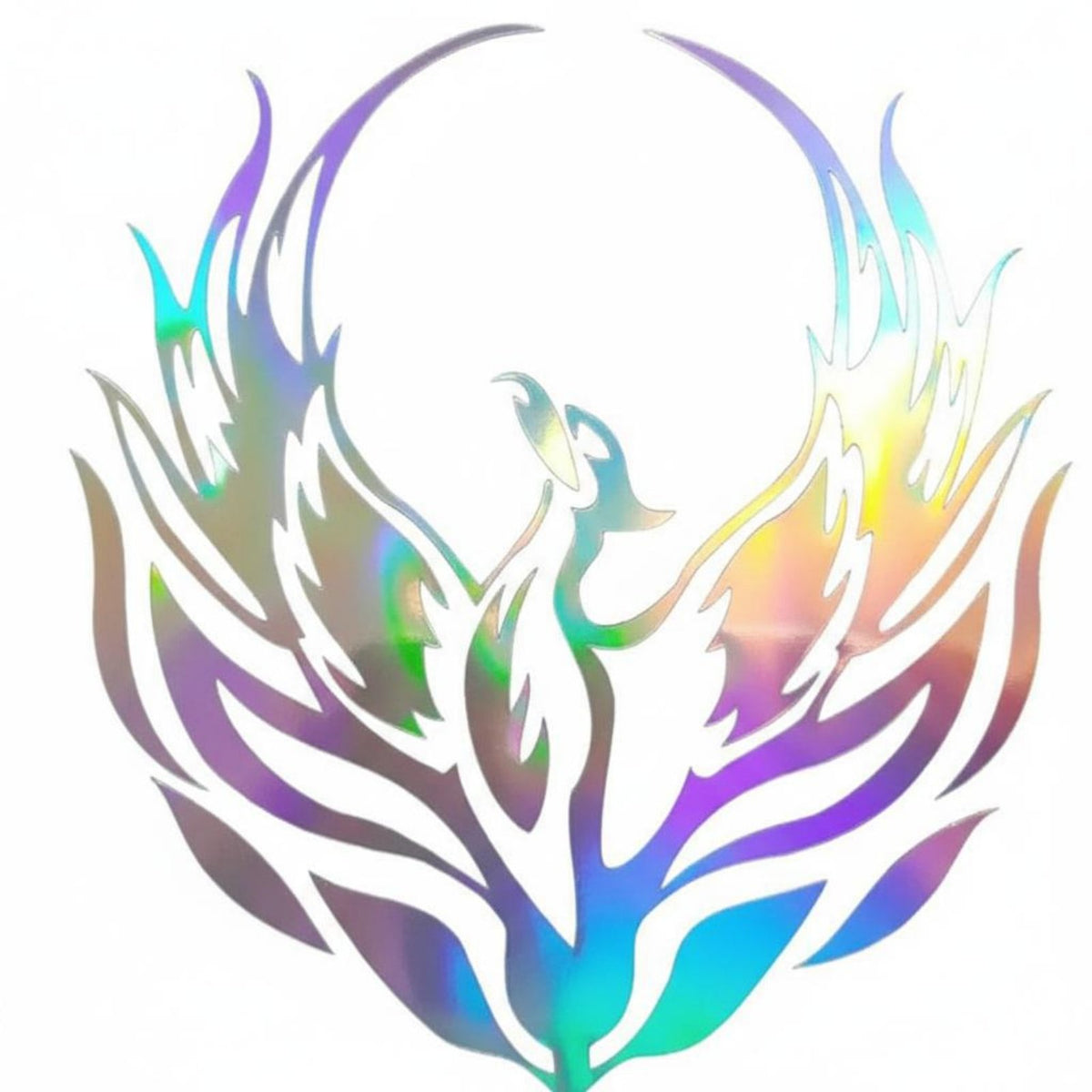 Self Phoenix Car Decal Easy to Apply Phoenix Sticker Waterproof for Motorcycle Riders, DIY Enthusiasts, Fuel Container Cap, Window, Wall