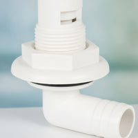 Marine Valve with 90-Degree Elbow Easy-to-Install Hardware for Boat Owners, Live Well