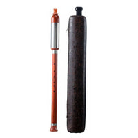 Bawu Flute Accurate Tone Resin Bawu Instrument Hand Polished Sound-Producing Component Vertical Blowing Flute for Beginners, Children, Performance