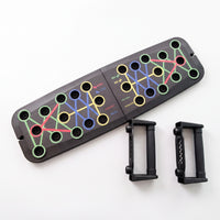 Compact Folding Push-up Board Non-Slip Push-up Board with Detachable Handles Stable Home Gym Equipment Secure for Fitness Enthusiasts