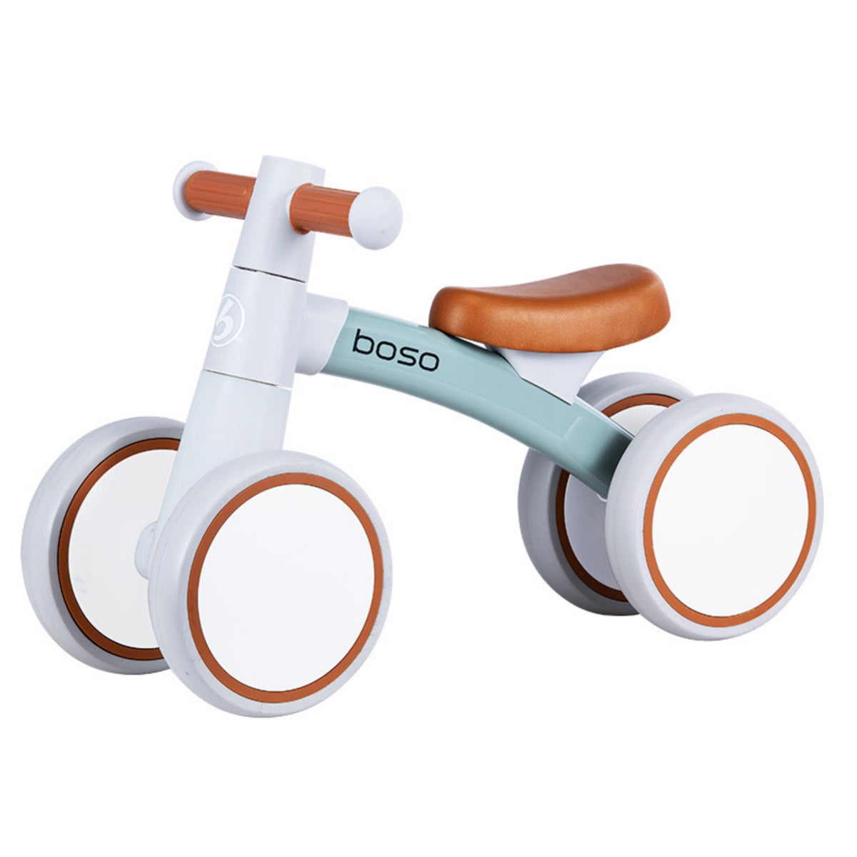 4 Wheel Balance Bike Foot to Floor Balance Bike Stable Toy for Young Children, Kids