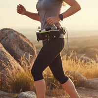 Waterproof Water Bottle Belt Bag Hands Free Hydration Belt Phone Pocket Running Waist Pack Adjustable Strap for Jogging