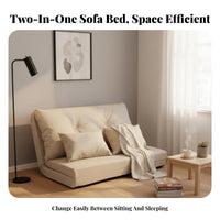 Foldable Tofu Block Sofa Bed Multi-Functional configurable Block Couch Space-Saving transformable Lounger No Assembly Required for Students, Apartment Dwellers, Young Adults, Small Spaces, Guest Room, Bedroom, Lounge Area