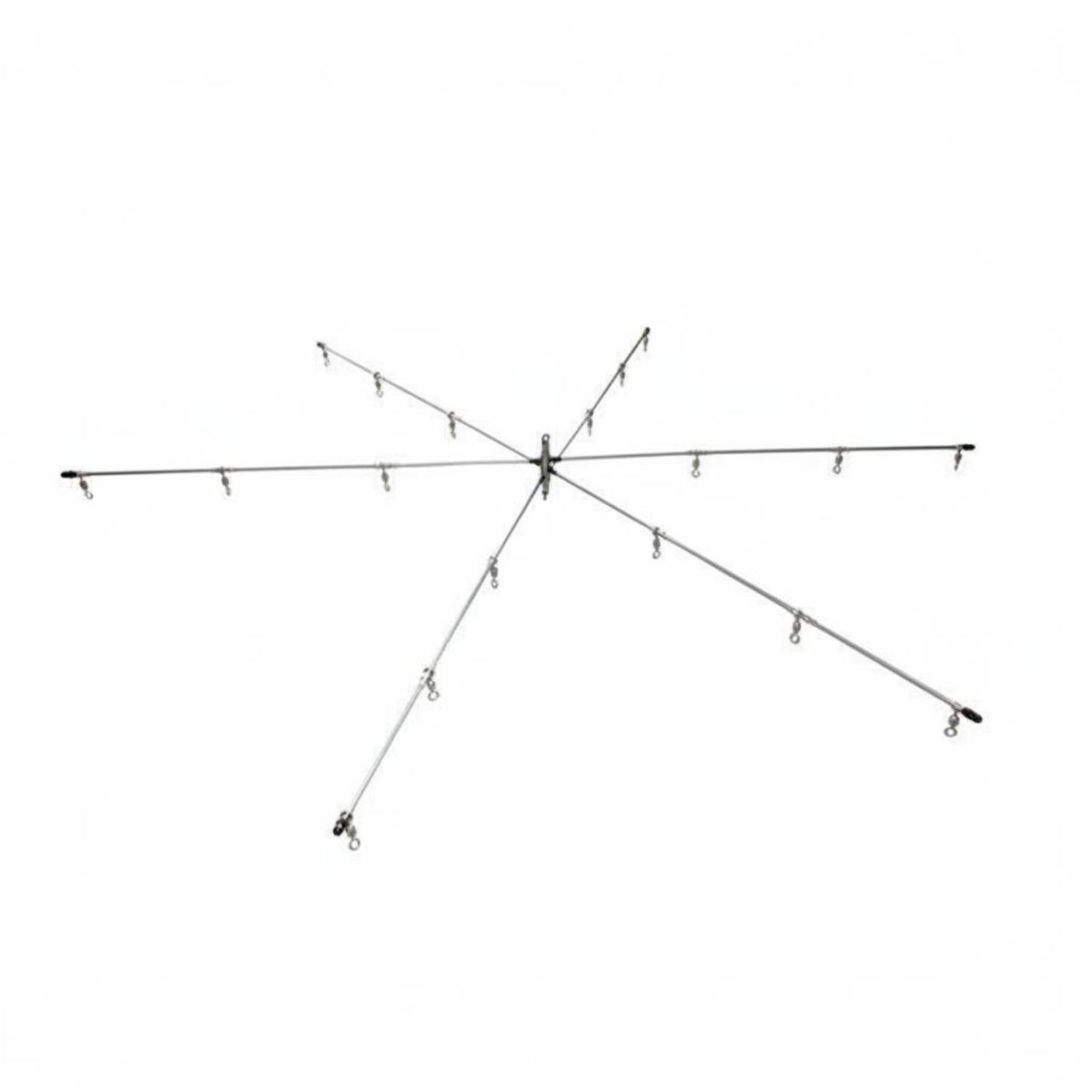 Stainless Steel Spreader Rig High-Strength Radial Arm Fishing Rig Metal Arm Spreader Swivels Stainless Steel Fishing Leader