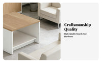 Modern Design Office Sofa and Table Set Minimalist Design Reception Seating Professional Look Lounge Furniture Versatile Configuration for Businesses, Business Owners, Interior Designers, Waiting Room, Lobby