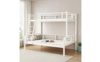 Space-Saving Metal Bunk Bed Heavy Duty Bunk Bed Sturdy Furniture Long-Lasting for Bedroom