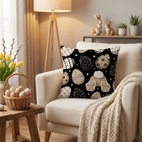 Easter Pillow Cover Soft Decorative Square Throw Pillow Cover for Sofa Bed Holiday Home Decor Throw Pillow Case Protector for Home, Bedroom, Living Room