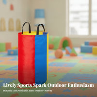 Tall Cylindrical Hopping Sack Training Use Oxford Cloth Sack for Jumping Practice
