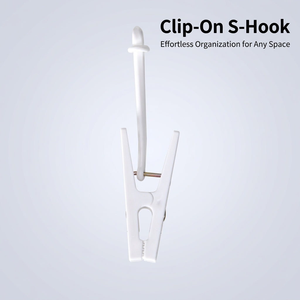 Bedroom and Closet Multi-Purpose Hooks with Secure Design, Heavy Duty S for Home Use, 6 Pieces Shape Hanging for Kitchen