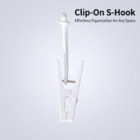 Bedroom and Closet Multi-Purpose Hooks with Secure Design, Heavy Duty S for Home Use, 6 Pieces Shape Hanging for Kitchen