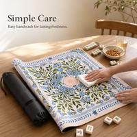 Mahjong Table Mat Thickened Silent Non-Slip Game Tablecloth for Home Entertainment