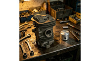 50172021 Cylinder with Piston Cylinder and Piston Kit Engine Part for Mechanics, Home Mechanics