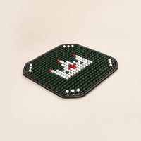 Ventilated Beaded Seat Cushion Cooling Wood Beaded Seat Cushion Anti-Slip Cool for Drivers, Office Workers