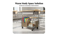 Slim Wheeled Shelving single-unit Large Capacity Slim Rolling Organizer Easy to Install