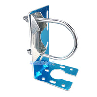 Log Periodic Antenna L-Type Mounting Bracket with U-Bolt Clamp for Flat Panel Antennas